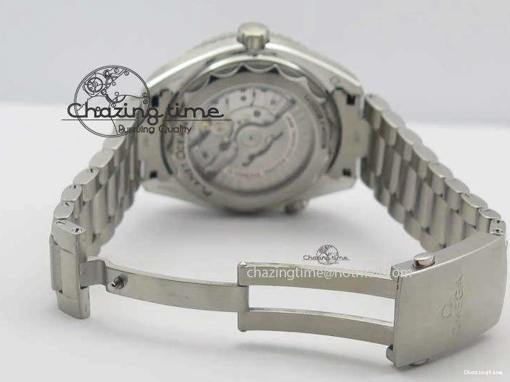 0710 Planet Ocean 2016 43.5mm SS Black Bezel BP 1:1 Best Edition Black Dial On SS Bracelet A GoodFit 8195